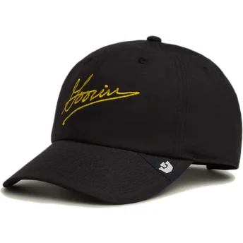 Goorin Bros. Curved Brim Script Papa Black Adjustable Cap