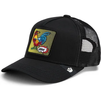 Καπέλα καμπύλη μαύρο snapback Cock Rooster Pop Art 2 The Farm Goorin Bros.