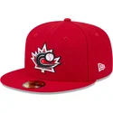 new-era-flat-brim-59fifty-canada-2026-world-baseball-classic-red-fitted-cap