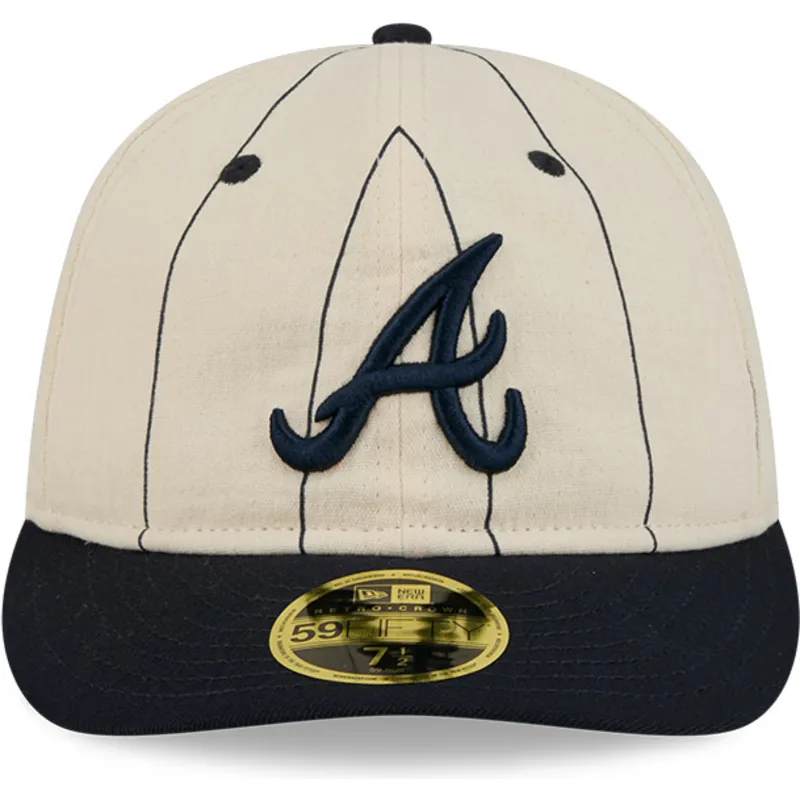 59fifty-retro-crown-linen-atlanta-braves-mlb-new-era 59fifty-retro-crown-linen-atlanta-braves-mlb-new-era