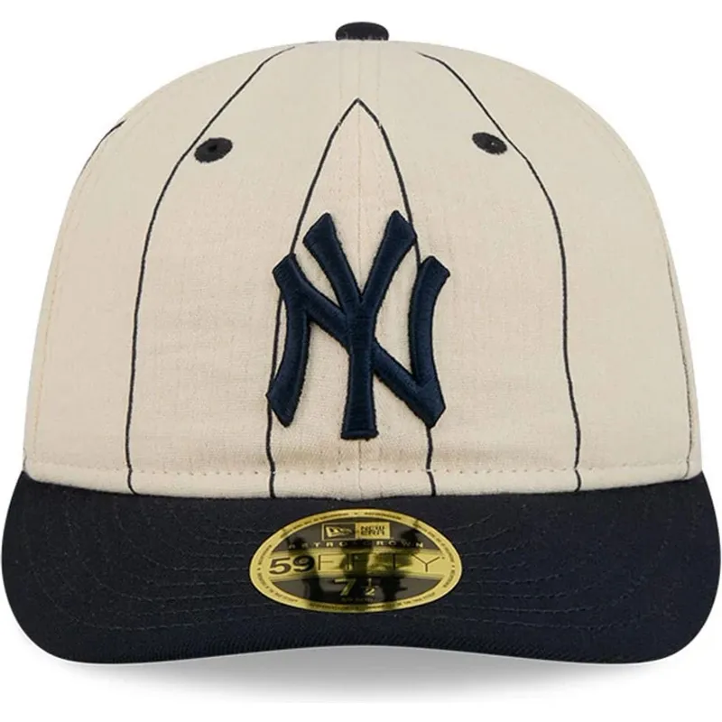 new-era-curved-brim-59fifty-retro-crown-linen-new-york-yankees-mlb-beige-fitted-cap