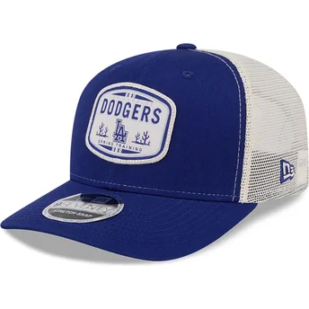 Καπέλα καμπύλη μπλε snapback 9SEVENTY Stretch Snap Patch από Los Angeles Dodgers MLB από New Era