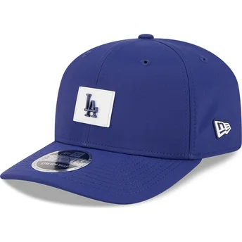 Καπέλα καμπύλη μπλε snapback 9SEVENTY Stretch Snap Clubhouse από Los Angeles Dodgers MLB από New Era