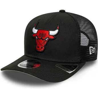 Καπέλα καμπύλη μαύρο snapback 9SEVENTY Stretch Snap Eg από Chicago Bulls NBA από New Era