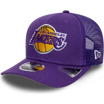 Καπέλα καμπύλη βιολετί snapback 9SEVENTY Stretch Snap Eg από Los Angeles Lakers NBA από New Era