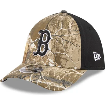 Καπέλα καμπύλη καμουφλάζ προσαρμοσμένο 39THIRTY M-Crown A Frame Realtree από Boston Red Sox MLB από New Era