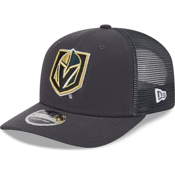 Καπέλα καμπύλη γκρι snapback 9SEVENTY Stretch Snap Evergreen από Vegas Golden Knights NHL από New Era