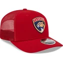 new-era-9seventy-stretch-snap-evergreen-florida-panthers-nhl-red-trucker-hat