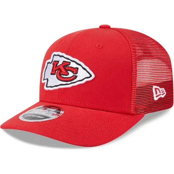 Καπέλα καμπύλη κόκκινο snapback 9SEVENTY Stretch Snap Evergreen από Kansas City Chiefs NFL από New Era