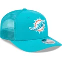 new-era-9seventy-stretch-snap-evergreen-miami-dolphins-nfl-blue-trucker-hat