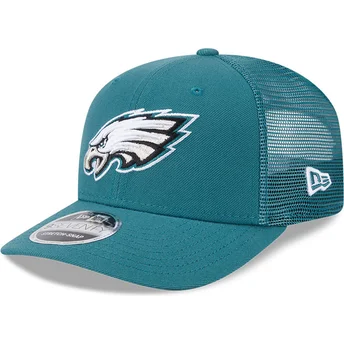 Καπέλα καμπύλη πράσινο snapback 9SEVENTY Stretch Snap Evergreen από Philadelphia Eagles NFL από New Era