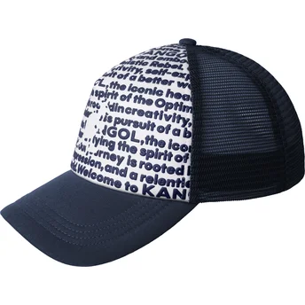 Καπέλα καμπύλη ναυτικό μπλε snapback Fine Print από Kangol