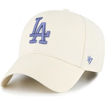 Καπέλα καμπύλη μπεζ snapback MVP από Los Angeles Dodgers MLB από 47 Brand