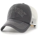 47-brand-clean-up-trailer-script-mesh-new-york-yankees-mlb-black-trucker-hat