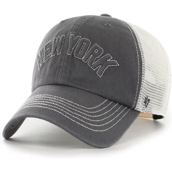 Καπέλα καμπύλη μαύρο snapback Clean Up Trailer Script Mesh από New York Yankees MLB από 47 Brand