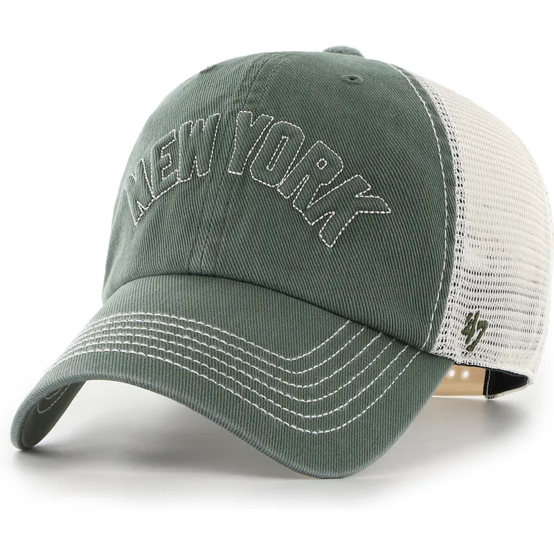 47-brand-clean-up-trailer-script-mesh-new-york-yankees-mlb-green-trucker-hat