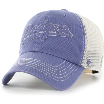 Καπέλα καμπύλη μπλε snapback Clean Up Trailer Script Mesh από Los Angeles Dodgers MLB από 47 Brand