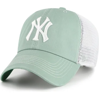 Καπέλα καμπύλη πράσινο snapback Clean Up Trawler από New York Yankees MLB από 47 Brand