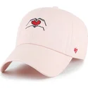 47-brand-curved-brim-clean-up-love-base-runner-icon-pink-adjustable-cap