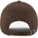 47-brand-curved-brim-coffee-hat-phrase-clean-up-base-runner-icon-brown-adjustable-cap