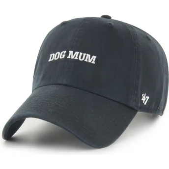 Καπέλα καμπύλη μαύρο ρυθμιζόμενη ταινία Dog Mum Phrase Clean Up Base Runner Icon από 47 Brand