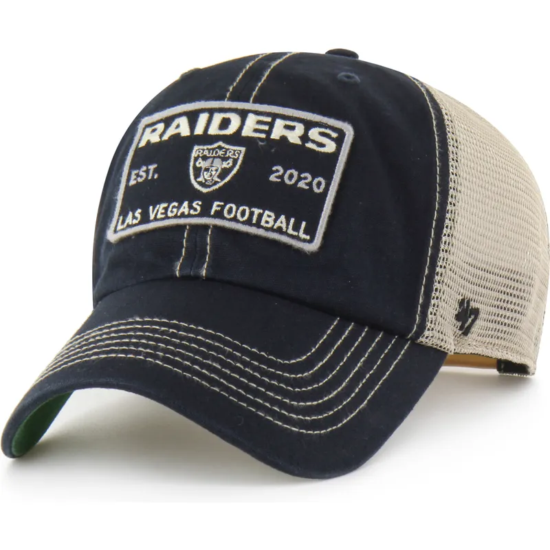 trucker-clean-up-wabash-las-vegas-raiders-nfl-47-brand trucker-clean-up-wabash-las-vegas-raiders-nfl-47-brand