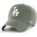 47-brand-curved-brim-clean-up-los-angeles-dodgers-mlb-green-adjustable-cap