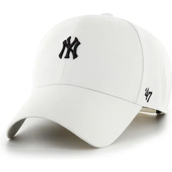 Καπέλα καμπύλη μπεζ snapback MVP Base Runner από New York Yankees MLB από 47 Brand
