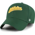 47-brand-curved-brim-mvp-ballpark-script-shot-oakland-athletics-mlb-green-adjustable-cap