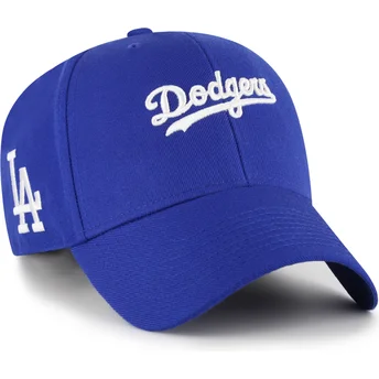 Καπέλα καμπύλη μπλε ρυθμιζόμενη ταινία MVP Ballpark Script Shot από Los Angeles Dodgers MLB από 47 Brand