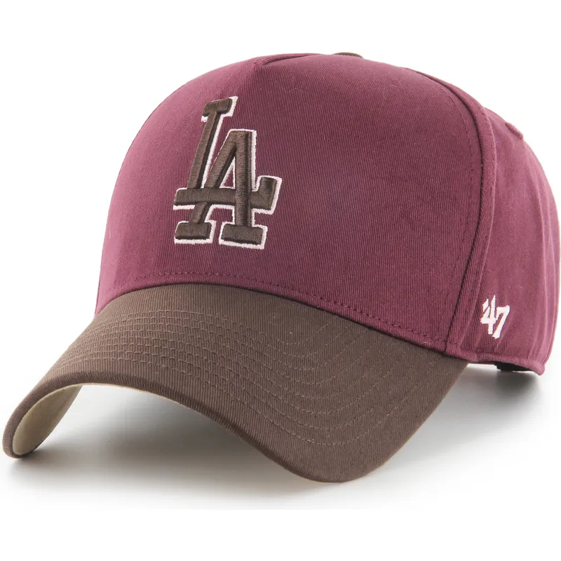 snapback-mvp-dt-sure-shot-two-tone-cotton-los-angeles-dodgers-mlb-47-brand