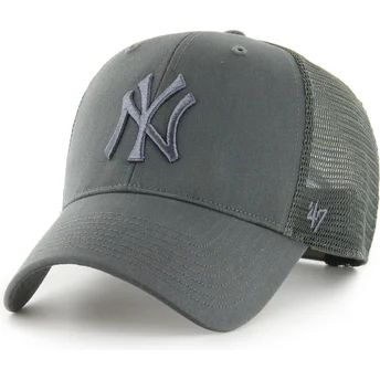 Καπέλα καμπύλη γκρι snapback MVP Branson από New York Yankees MLB από 47 Brand