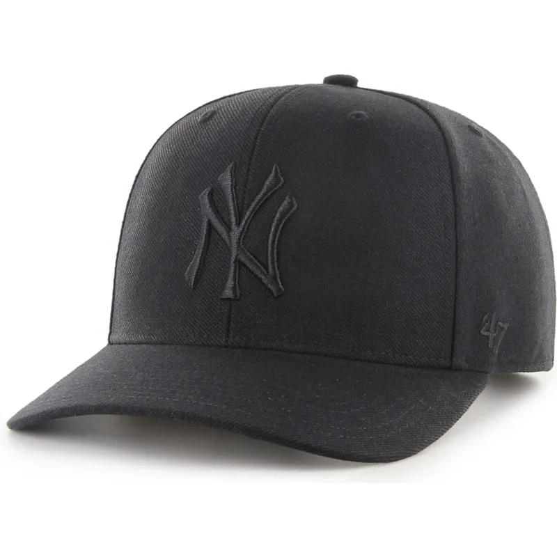 47-brand-curved-brim-black-logo-mvp-dp-cold-zone-new-york-yankees-mlb-black-snapback-cap