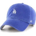 47-brand-curved-brim-clean-up-base-runner-los-angeles-dodgers-mlb-blue-adjustable-cap