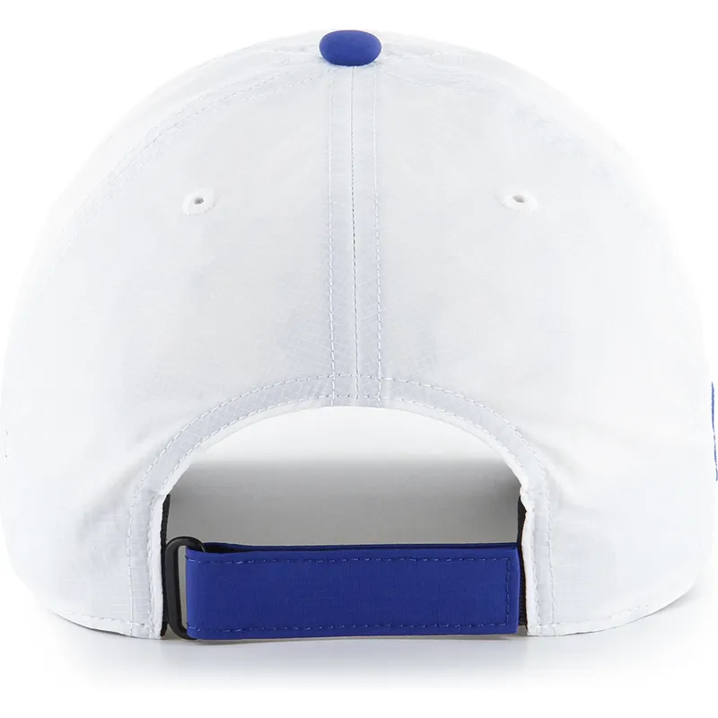 47-brand-curved-brim-clean-up-vista-mini-two-tone-los-angeles-dodgers-mlb-white-and-blue-adjustable-cap