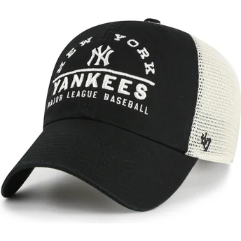 Καπέλα καμπύλη μαύρο snapback Clean Up Windham Mesh από New York Yankees MLB από 47 Brand