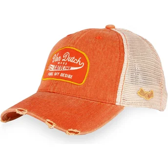 Von Dutch MAC11 Brown and Beige Trucker Hat