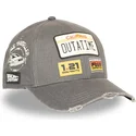 capslab-curved-brim-outatime-btf1-outb-back-to-the-future-grey-snapback-cap