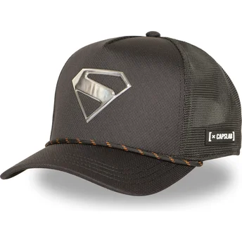 Καπέλα καμπύλη μαύρο snapback DC12 PCTHOLOB Superman DC Comics από Capslab