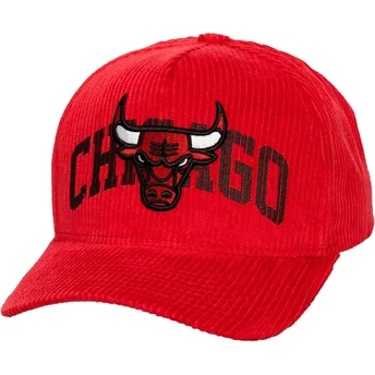 Καπέλα καμπύλη κόκκινο snapback Arch Stamp Pro από Chicago Bulls NBA από Mitchell & Ness