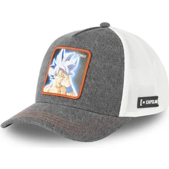 Καπέλα καμπύλη γκρι snapback Ultra Instinct DBS8 GOKB Son Goku Dragon Ball από Capslab
