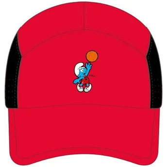 Καπέλα καμπύλη κόκκινο snapback SMU2 DUNB Οι Στρουμφ από Capslab