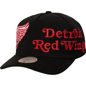 Καπέλα καμπύλη μαύρο snapback Busted Pro από Detroit Red Wings NHL από Mitchell & Ness