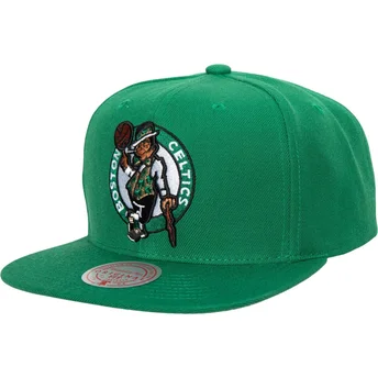 Καπέλα επίπεδη πράσινο snapback Team Ground 2.0 από Boston Celtics NBA από Mitchell & Ness