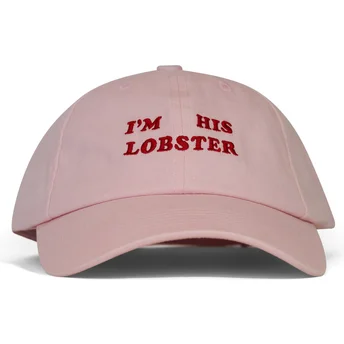 Καπέλα καμπύλη ροζ ρυθμιζόμενη ταινία I'm His Lobster από Pica Pica
