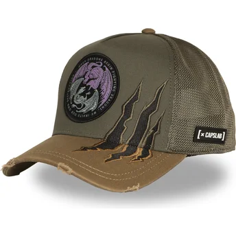 Καπέλα καμπύλη πράσινο snapback HOD2 DRAB Οίκος Ταργκάριεν Παιχνίδι των Θρόνων από Capslab