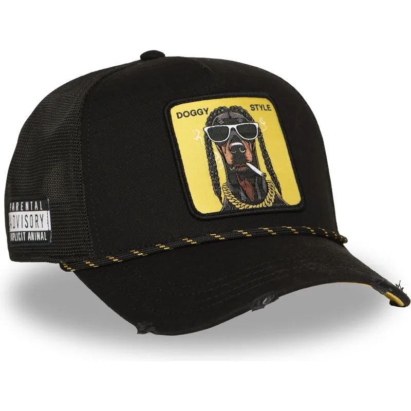 capslab-doggy-style-hip-doggyb-black-trucker-hat