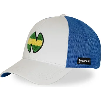 Καπέλα καμπύλη λευκό snapback OET1 NEWB Campeones: Ολιβερ Ατομ Πρωταθλητές: Oliver και Benji από Capslab