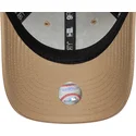 new-era-curved-brim-youth-9forty-icon-los-angeles-dodgers-mlb-beige-adjustable-cap