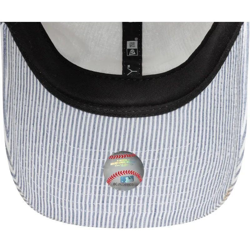 new-era-curved-brim-9twenty-seersucker-new-york-yankees-mlb-navy-blue-adjustable-cap